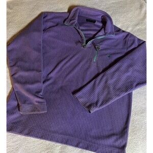 Southern Marsh Fieldtec Sweater Women's Sz Large Purple 1/4 Zip Fleece Pullover